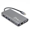 Hub USB-C Unitek D1019B 3.1 8w1 z Power Delivery 100W